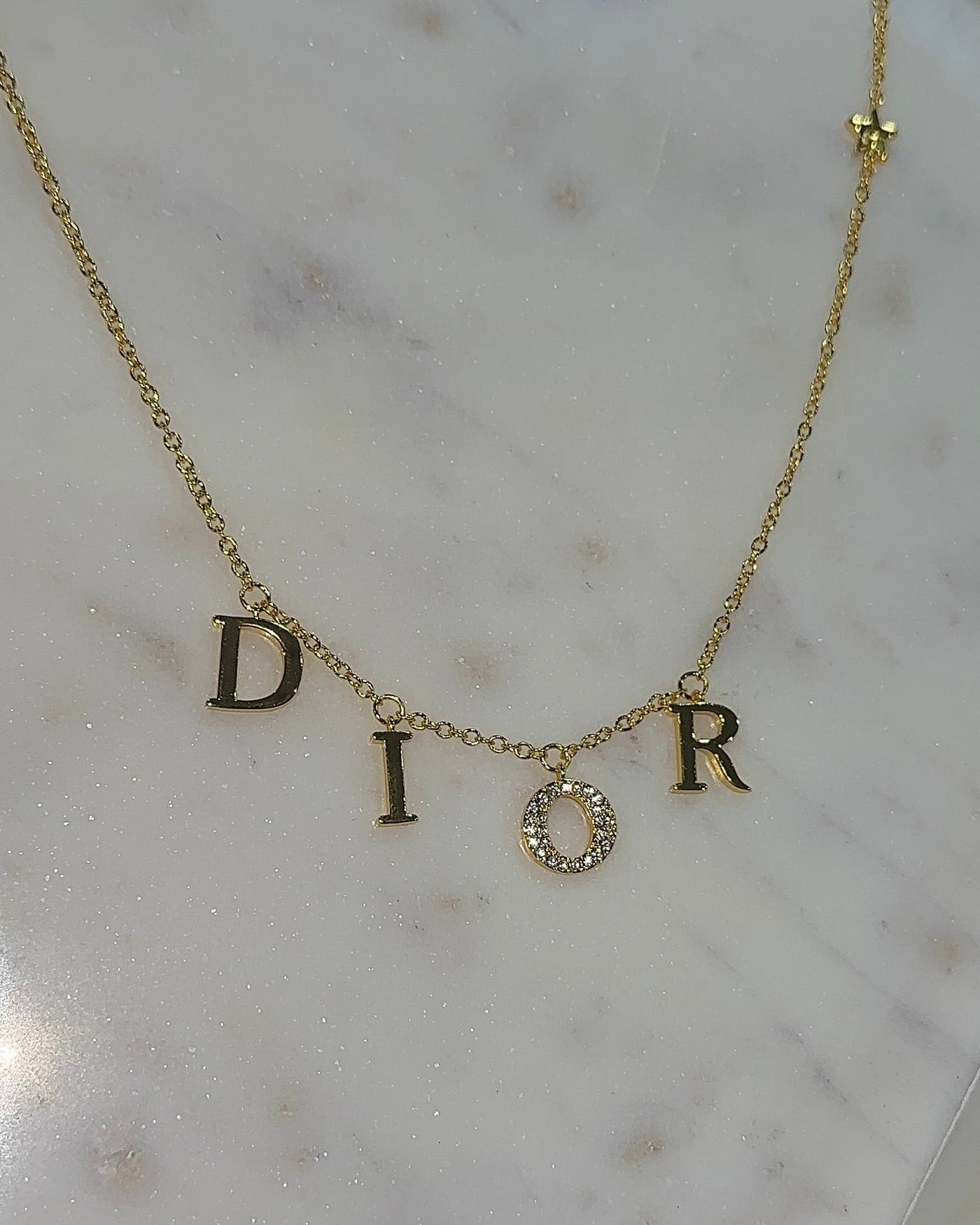 CD Necklace | Gold